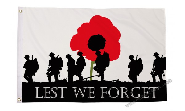 Lest We Forget (Army) Flag